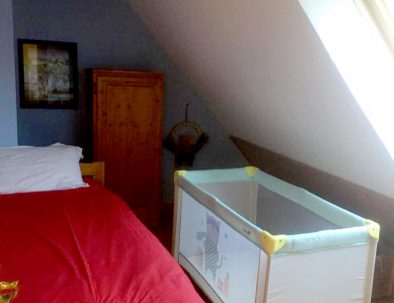 chambre individuelle du gite en alsace
